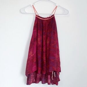 Free People Swing Trapeze Top With Lace Up Sides